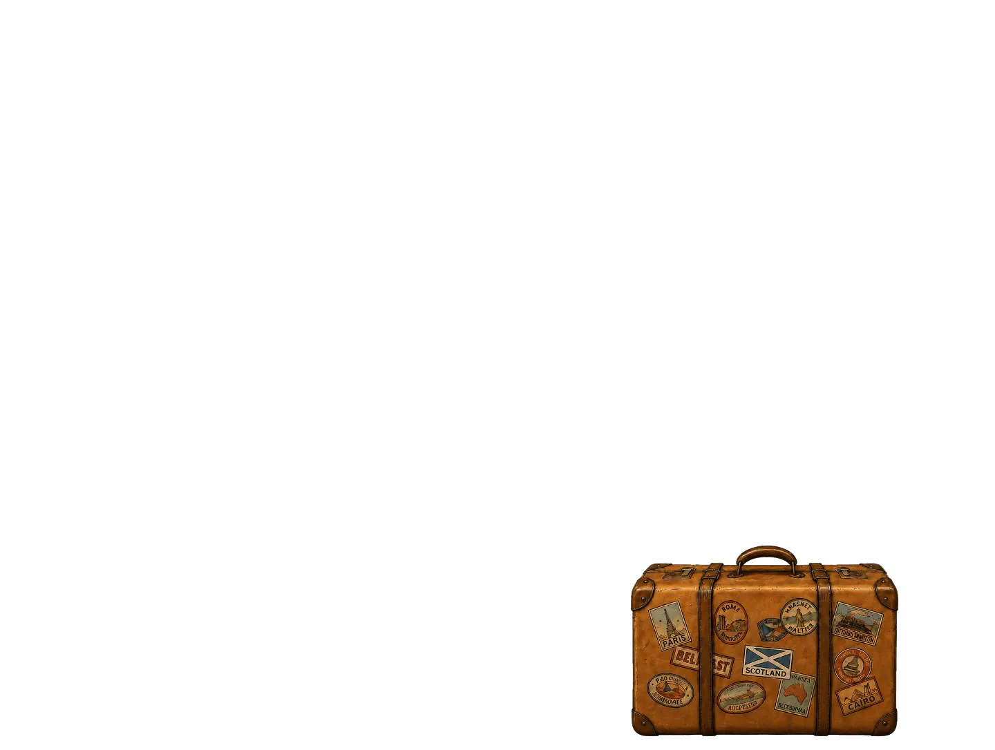 missing slippers suitcase